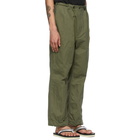 Needles Khaki Herringbone String Fatigue Trousers