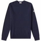 Moncler Men's Crew Neck Knit in Navy