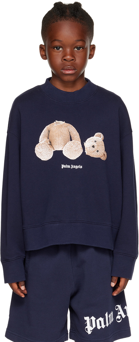 Sweatshirt Palm Angels Pour Enfant - Taille 12, Couleur Rose, Style Pullover - Occasion En Très Bon état