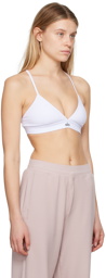 Alo White Splendor Bra