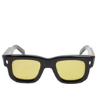 Cutler and Gross 1402 Sunglasses in Black/Yellow 