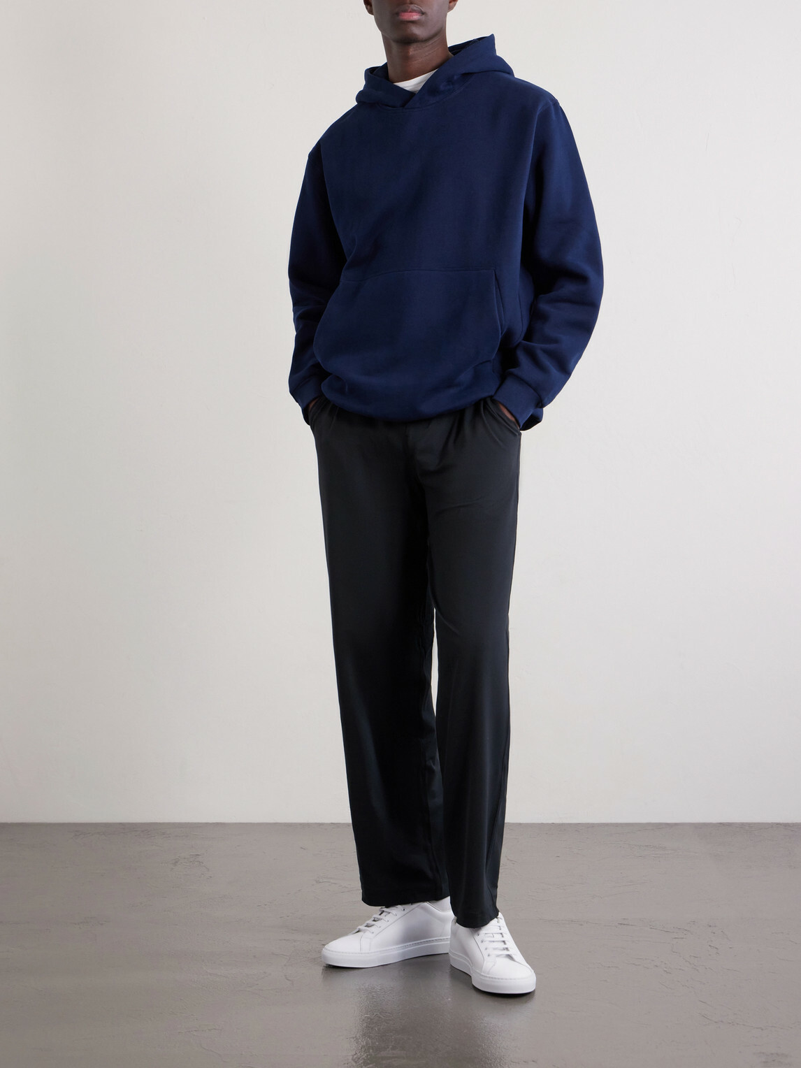 Lululemon - Steady State Cotton-Blend Jersey Hoodie - Blue