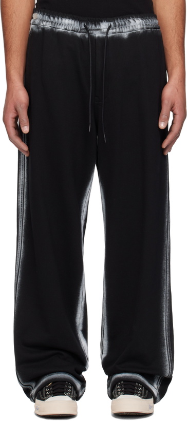 Photo: Juun.J Black Painter Dyed Sweatpants