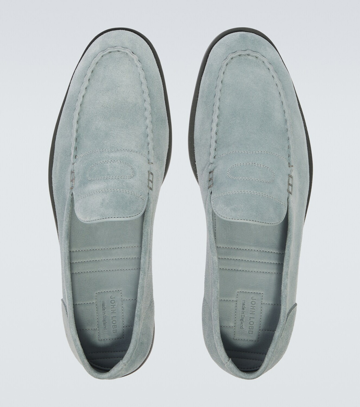 John Lobb Pace suede loafers