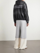 Satoshi Nakamoto - Logo-Embroidered Cotton-Jersey Zip-Up Hoodie - Black