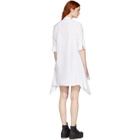 Neil Barrett White Short Sleeve Fall Away Shirt