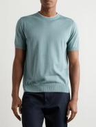 Canali - Slim-Fit Cotton T-Shirt - Blue