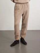 Les Tien - Tapered Garment-Dyed Cotton-Jersey Sweatpants - Neutrals