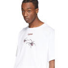 Off-White White and Red Arachno Arrows Over T-Shirt