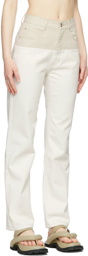 DRAE White Denim Jeans