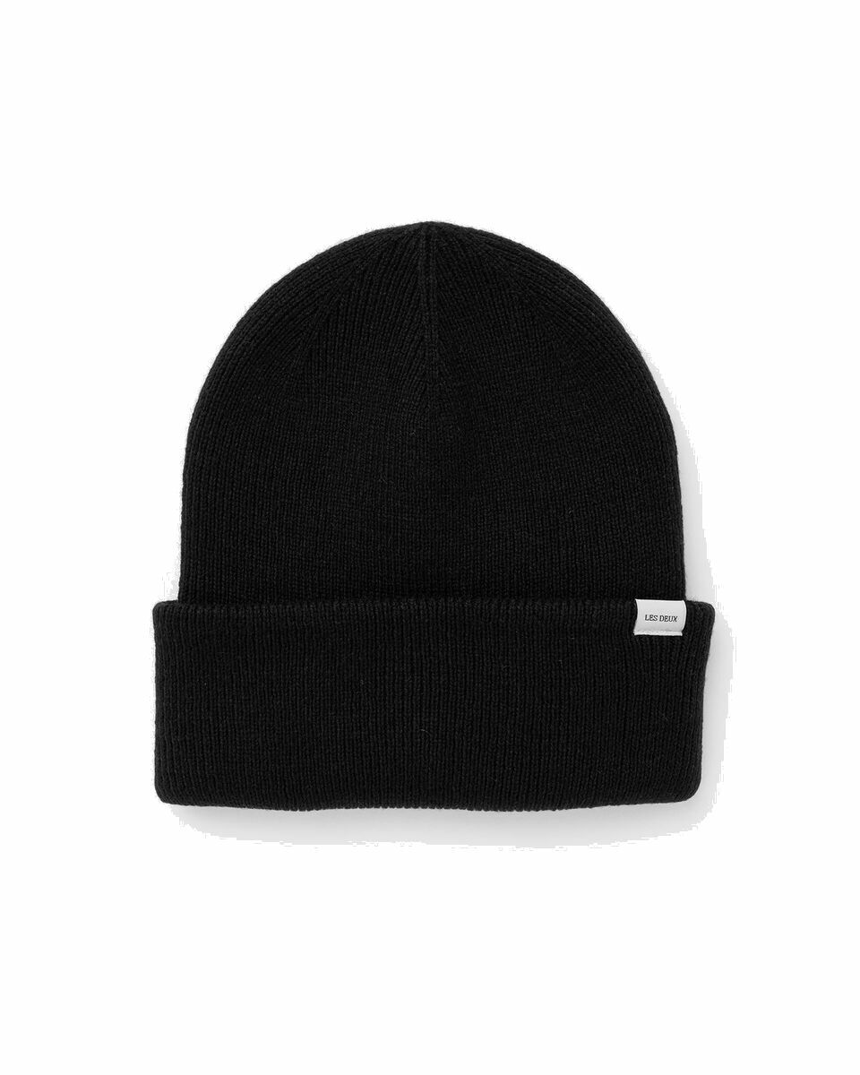 Photo: Les Deux Wayne Wool Beanie Black - Mens - Beanies