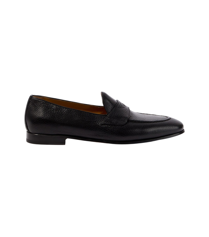 Photo: Kiton Leather penny loafers