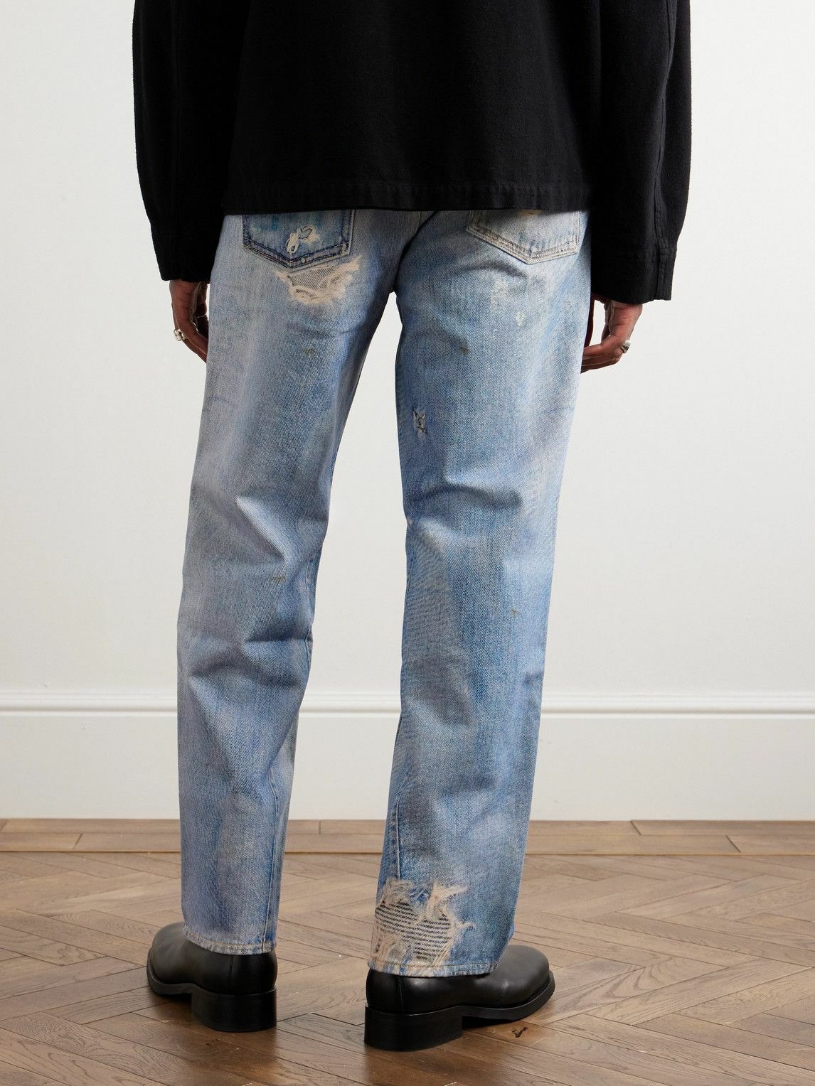 Our Legacy - Third Cut Straight-Leg Printed Jeans - Blue Our Legacy