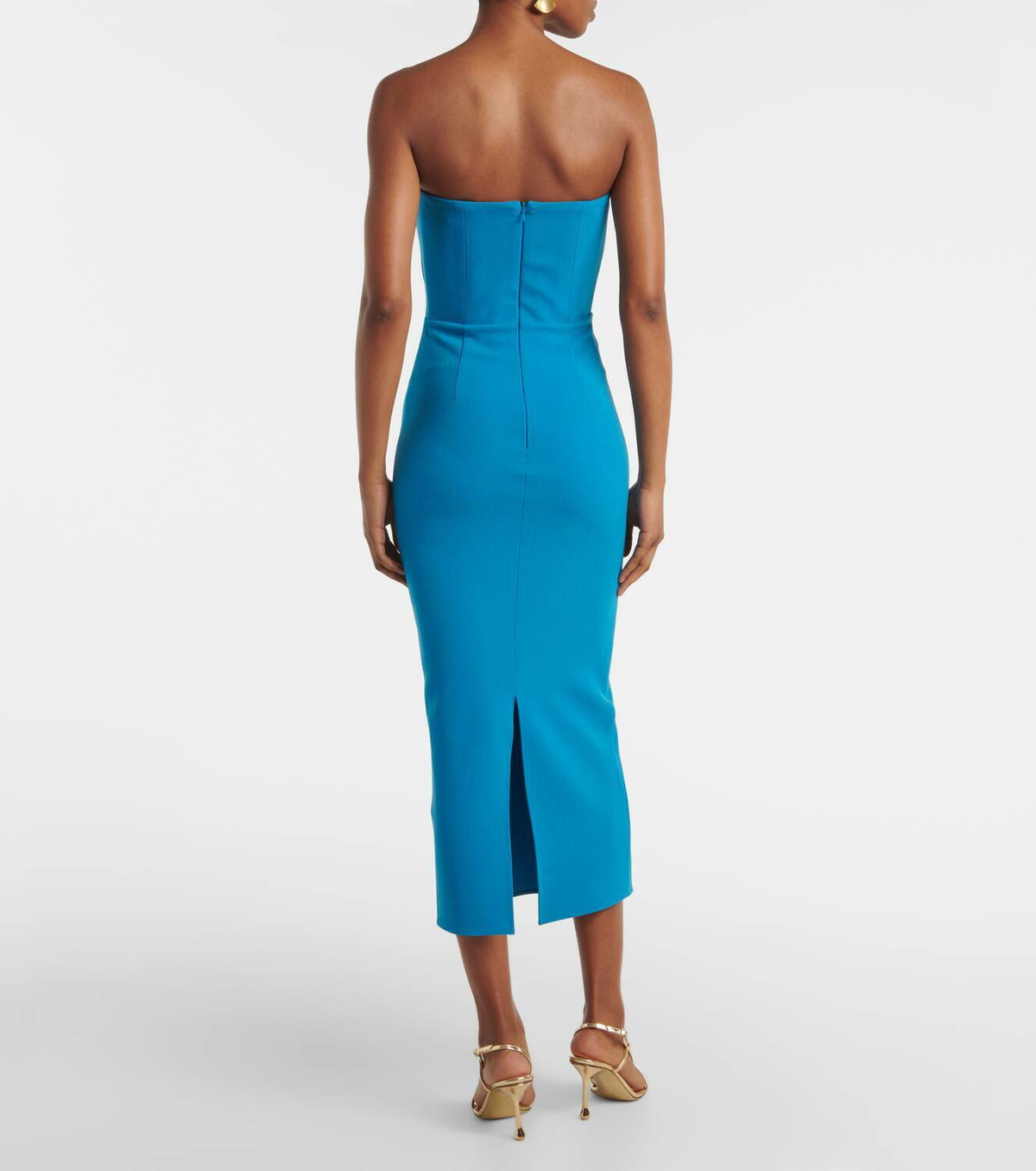 Alex Perry Strapless midi dress