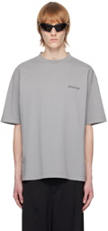 Balenciaga Gray BB Corp T-Shirt