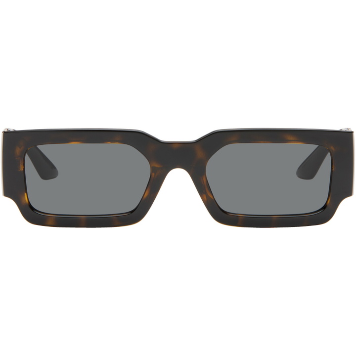 Photo: Versace Brown Greca Sunglasses