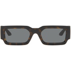 Versace Brown Greca Sunglasses