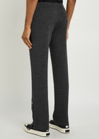 Givenchy Logo-appliquéd Straight-leg Track Pants Grey