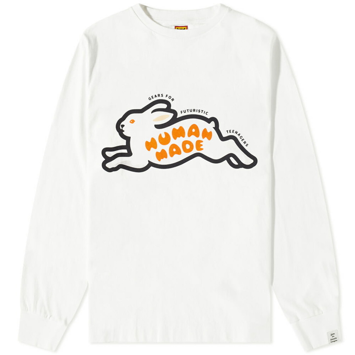 Photo: Human Made Men's Long Sleeve Rabbit T-Shirt in White