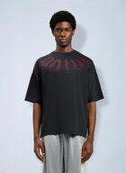 Palm Angels Big Neck Logo Loose T-Shirt