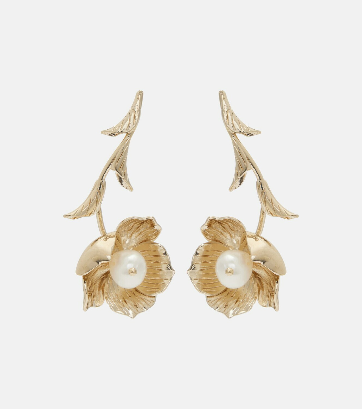 Erdem Embellished drop earrings