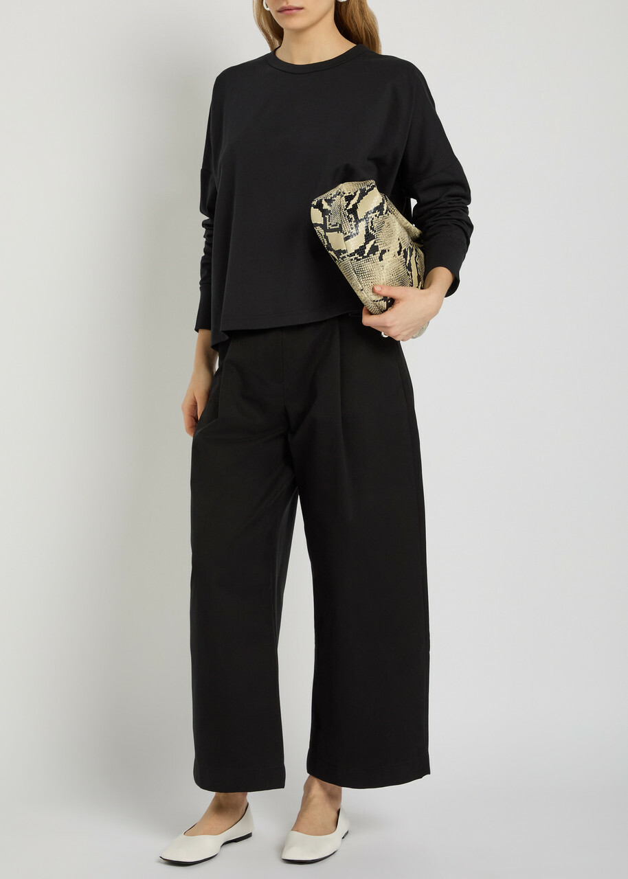 Studio Nicholson Continuity Cotton T-shirt Black