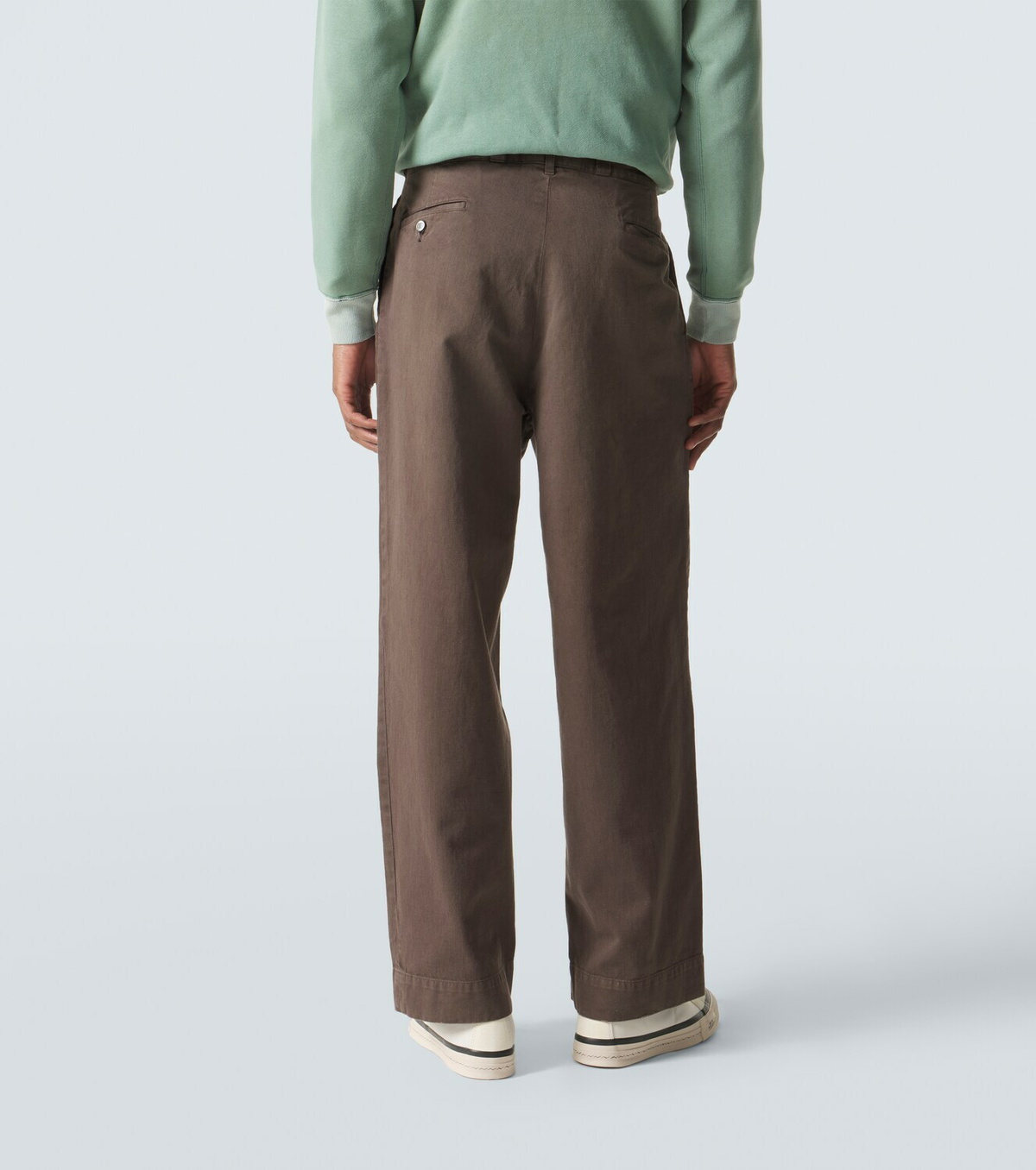 A.Presse Vintage cotton wide-leg pants