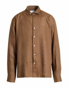 Lardini Mens Shirt in Brown