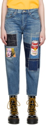 Junya Watanabe Blue Patch Jeans
