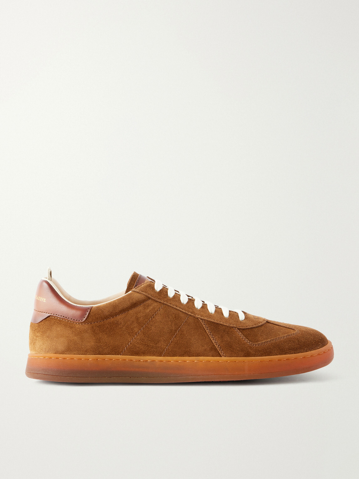 Officine Creative - Militia 002 Leather-Trimmed Suede Sneakers - Brown