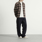 Second/Layer Men's Second Layer Logan Ombre Long Sleeve Check Shirt in Red Check