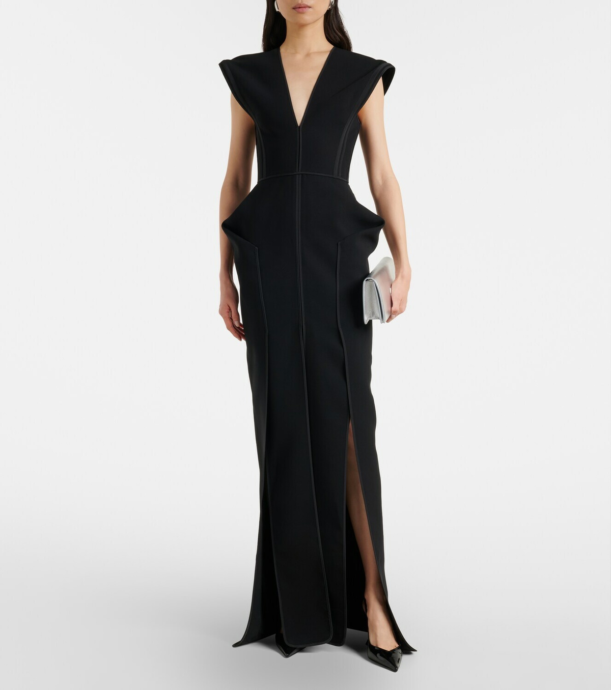 Maticevski Graduate peplum gown