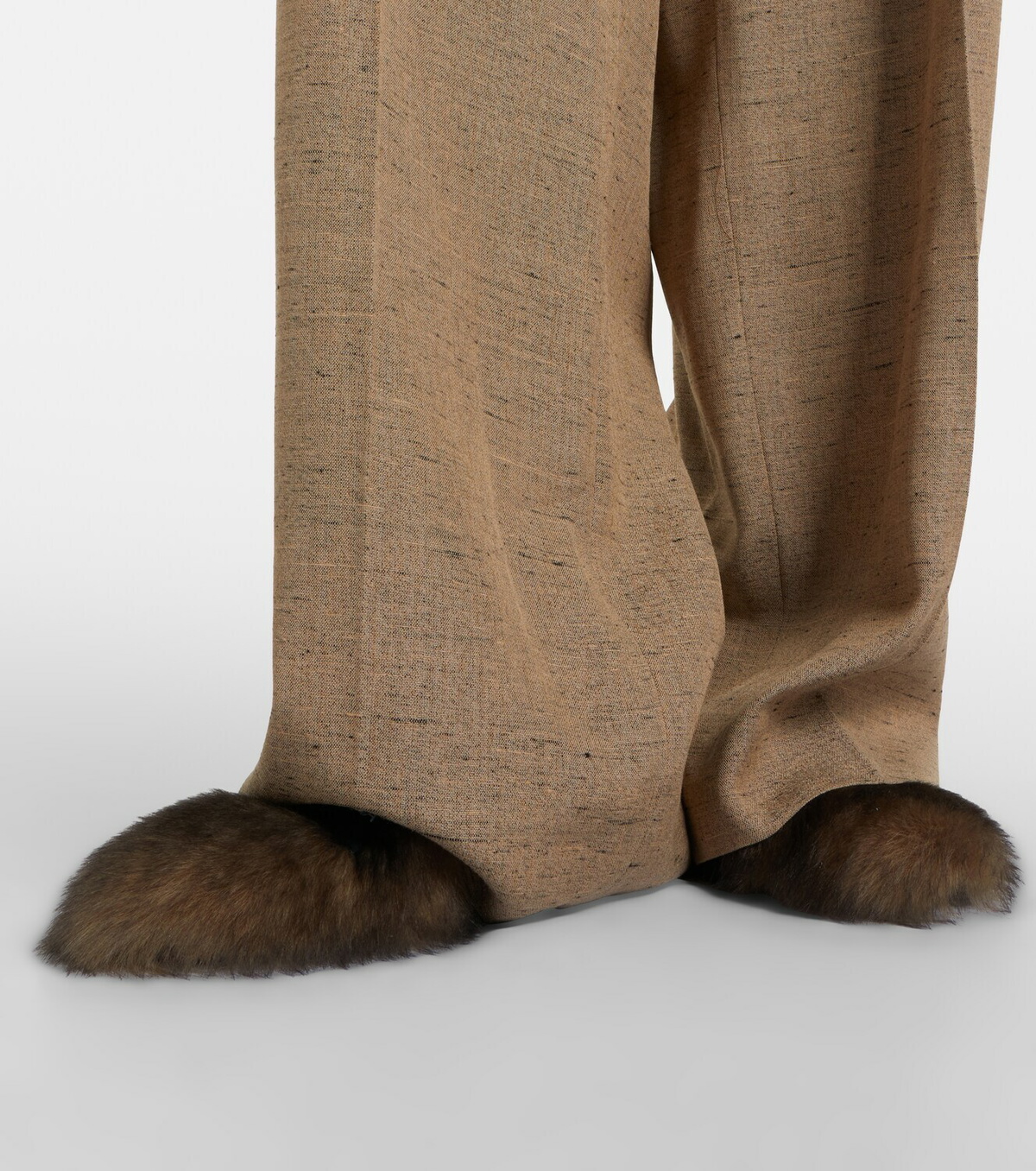 Dolce&Gabbana Pleated belted wide-leg pants