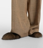 Dolce&Gabbana Pleated belted wide-leg pants