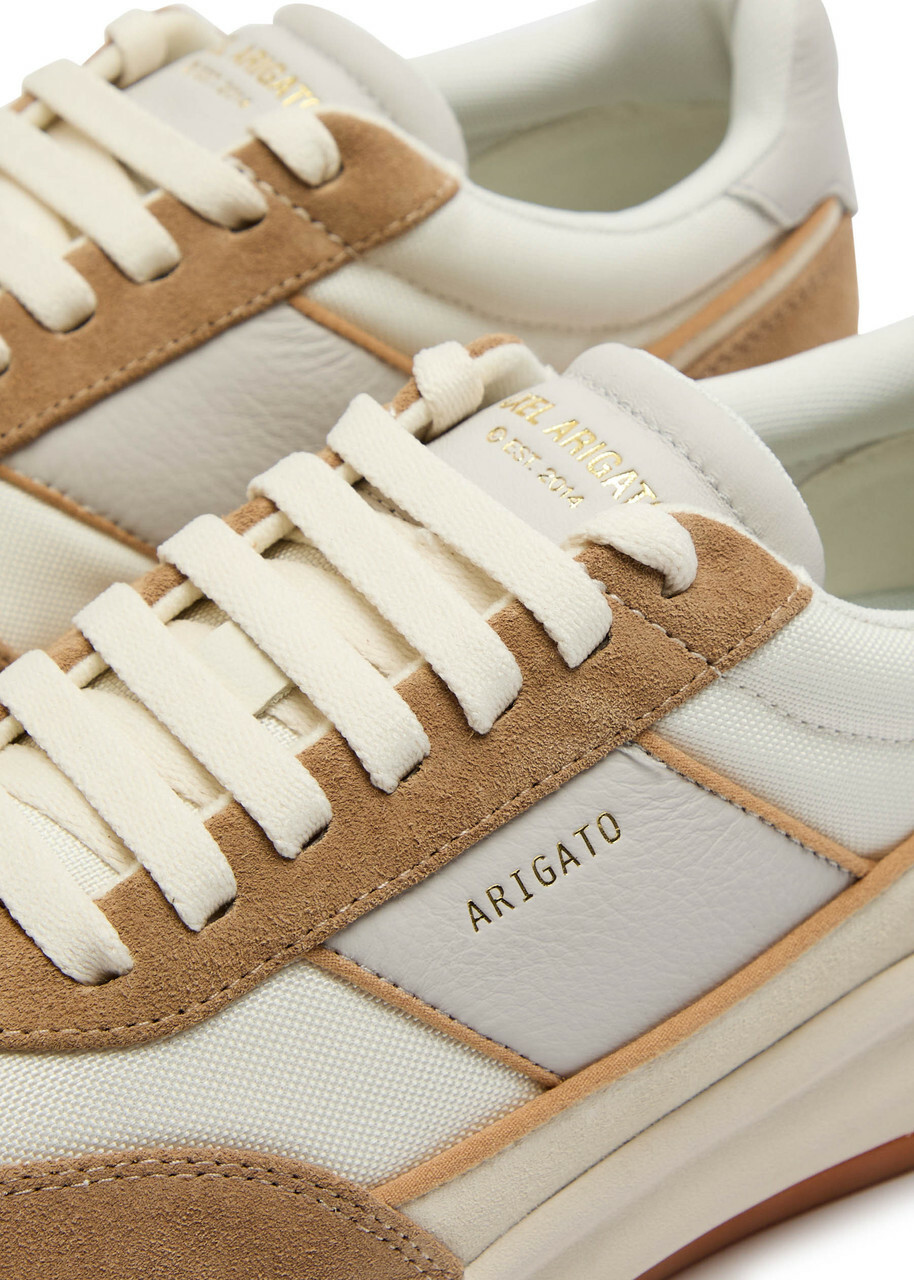 Axel Arigato Genesis Neo Panelled Mesh-knit Sneakers Beige