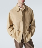 The Row Vilmo suede jacket