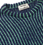 Acne Studios - Kaiser Slim-Fit Striped Knitted Sweater - Green