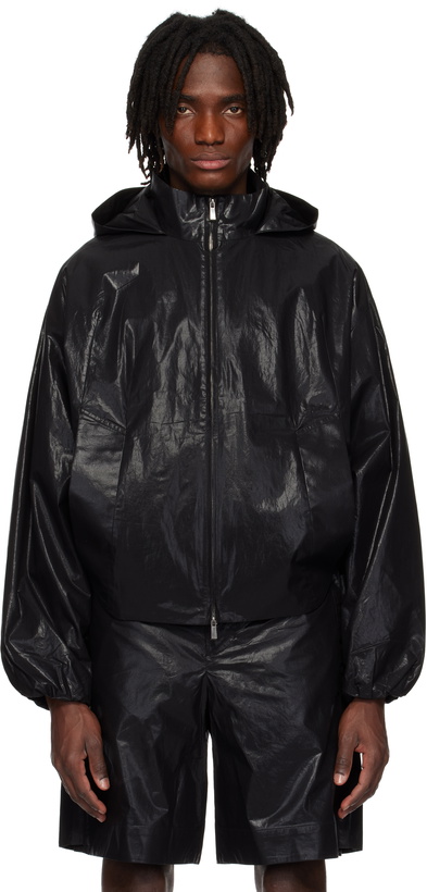 Photo: pet-tree-kor Black Tension Hood Jacket