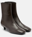 Toteme Leather ankle boots