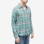 Corridor Men's Acid Plaid Shirt in Fern Meadow