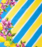 Dolce&Gabbana Casa Taormina striped cotton cushion