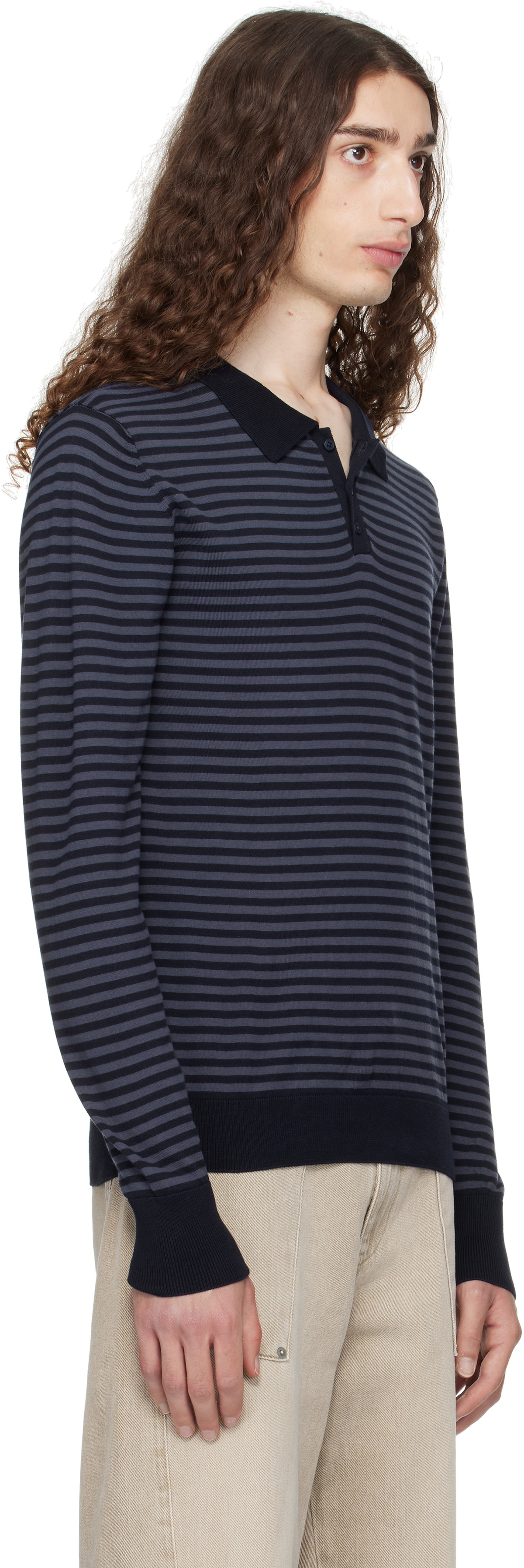 Paloma Wool Navy Hugo II Polo