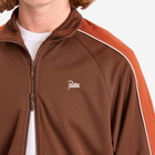 Patta Men's Tricot Track Jacket in Chestnut