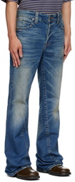 COÛT DE LA LIBERTÉ Blue Jimmy Sioux Twisted Flare Jeans