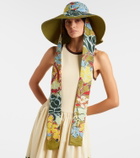 Alémais Solstice floral cotton sun hat