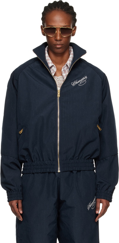 Photo: WILLY CHAVARRIA Navy Ruff Rider Track Jacket