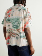 OrSlow - Convertible-Collar Printed Poplin Shirt - Neutrals