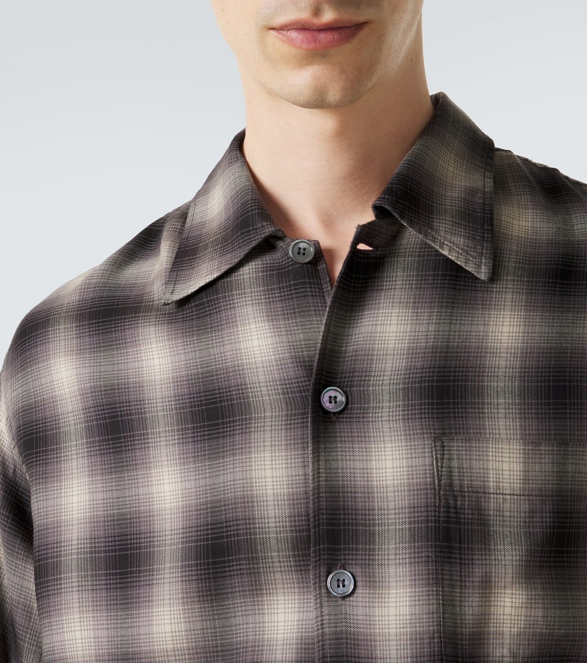 Our Legacy Every checked TENCEL® flannel shirt
