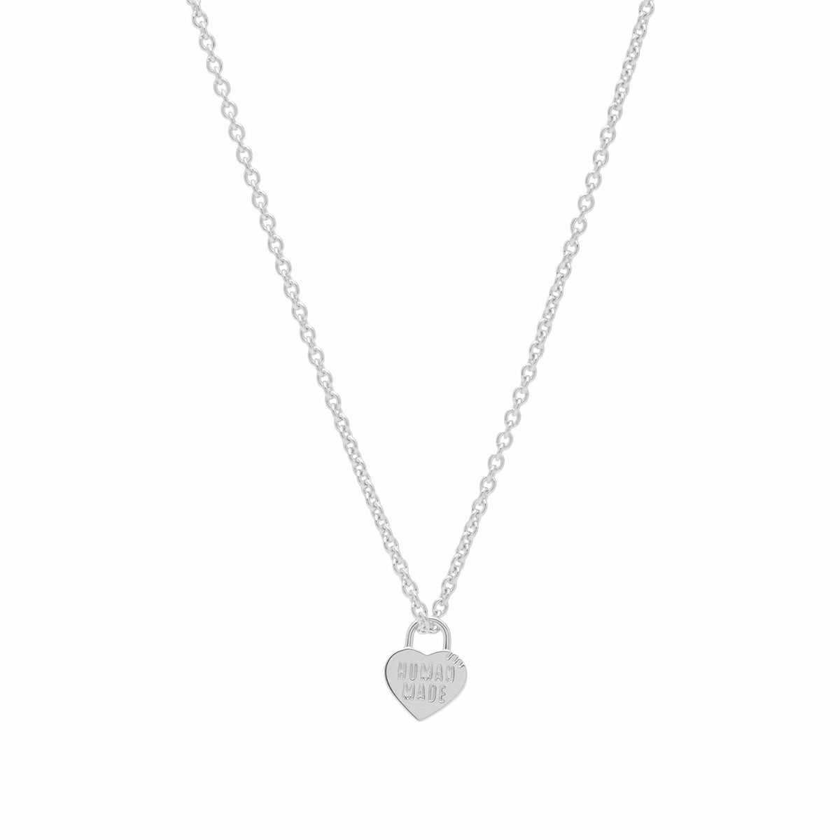 Human Made Men's Heart Necklace in Silver Human Made