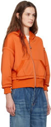 UNDERCOVER Orange Zip Hoodie